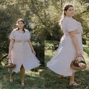 Christy Dawn The Daisy Dress Size 2XL Purple Floral Print